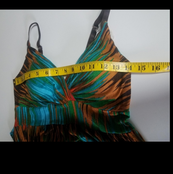 Multi Color Dress by Allison Brittney Size Medium - Picture 9 of 13